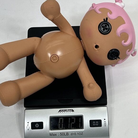 Lalaloopsy Baby Diaper Surprise Doll Full Size Pink Hair Black Button Eyes 2014 - Picture 10 of 11